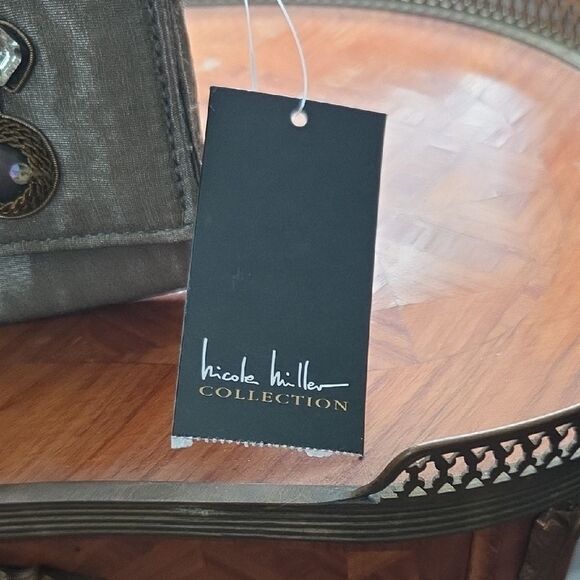 NWT Nicole Miller Wallet with  Embellishments - Picture 3 of 12